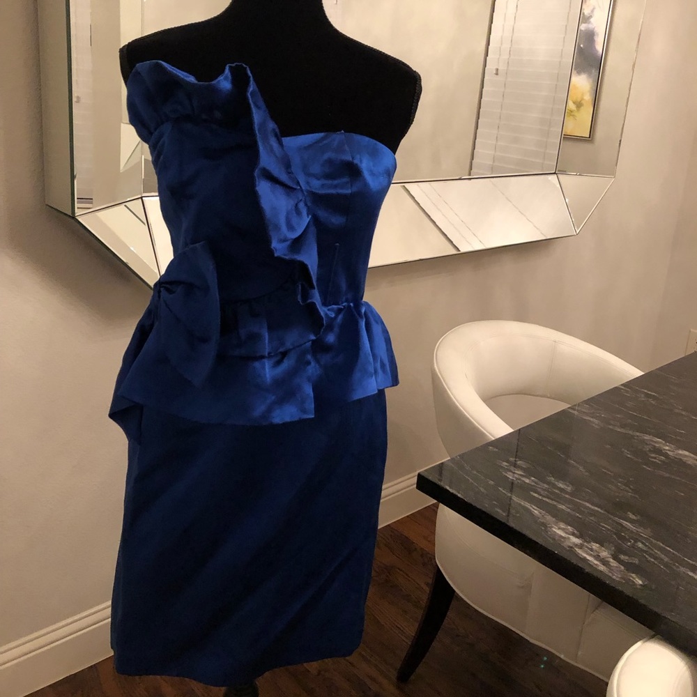 Sapphire Blue Rebecca Taylor dress